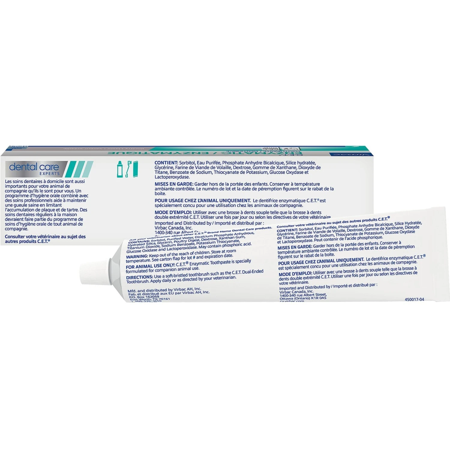 Virbac C.E.T. Enzymatic Poultry Flavor Dog & Cat Toothpaste 4 Virbac C.E.T. Enzymatic Poultry Flavor Dog & Cat Toothpaste - Image 2