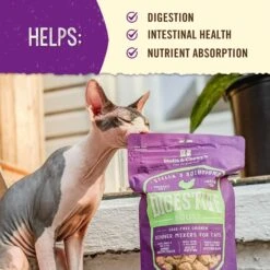 Stella & Chewy's Stella's Solutions Digestive Boost Chicken Freeze-Dried Raw Cat Food, 7.5-oz Bag & Stella & Chewy's Duck Duck Goose Dinner Morsels Freeze-Dried Raw Cat Food -Furry Friends 567454 PT8. AC SS1800 V1657659933