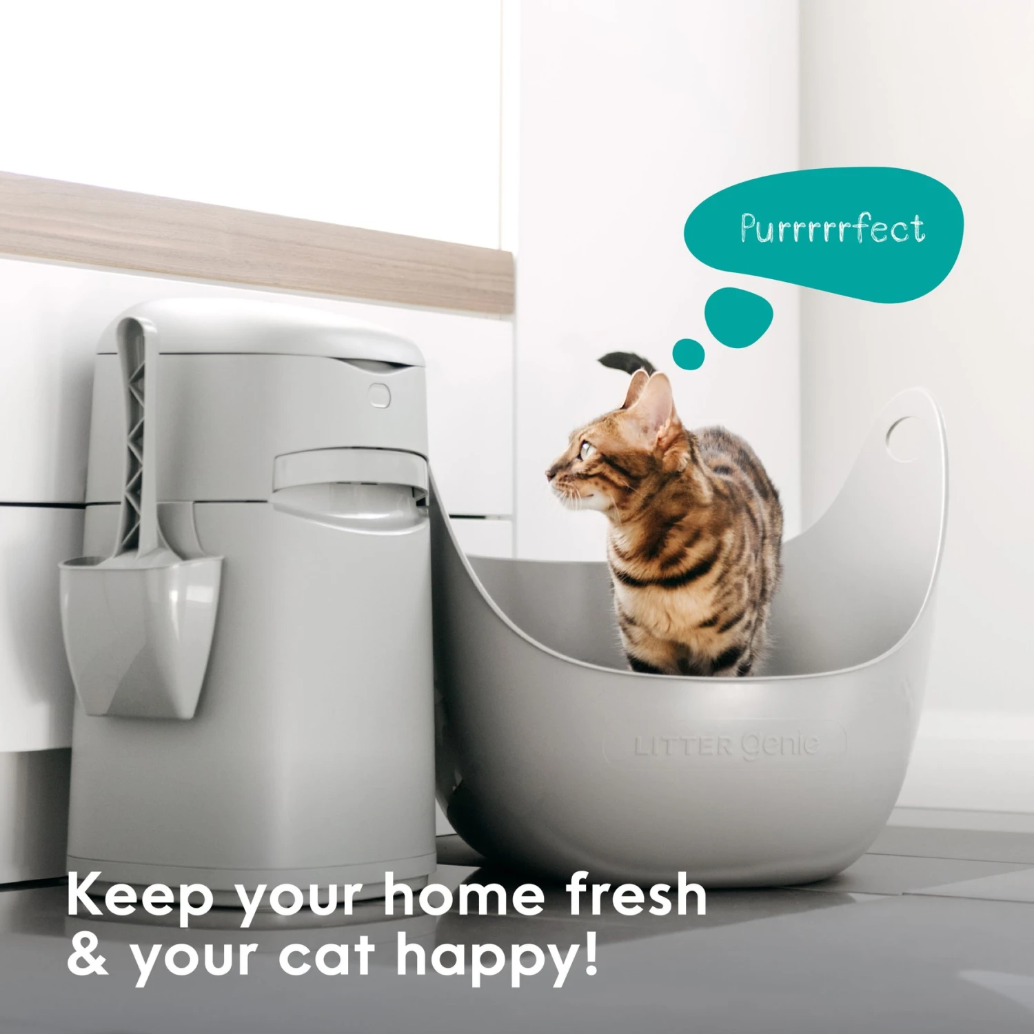Litter Genie Easy Roll Pail Cat Litter Disposal 7 Litter Genie Easy Roll Pail Cat Litter Disposal - Image 5