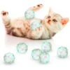 SunGrow Entertainment Clear Mylar Indoor Cat & Ferret Crinkle Balls & Chase Toy, 2-in, 12 Count -Furry Friends 575422 MAIN. AC SS1800 V1675967365