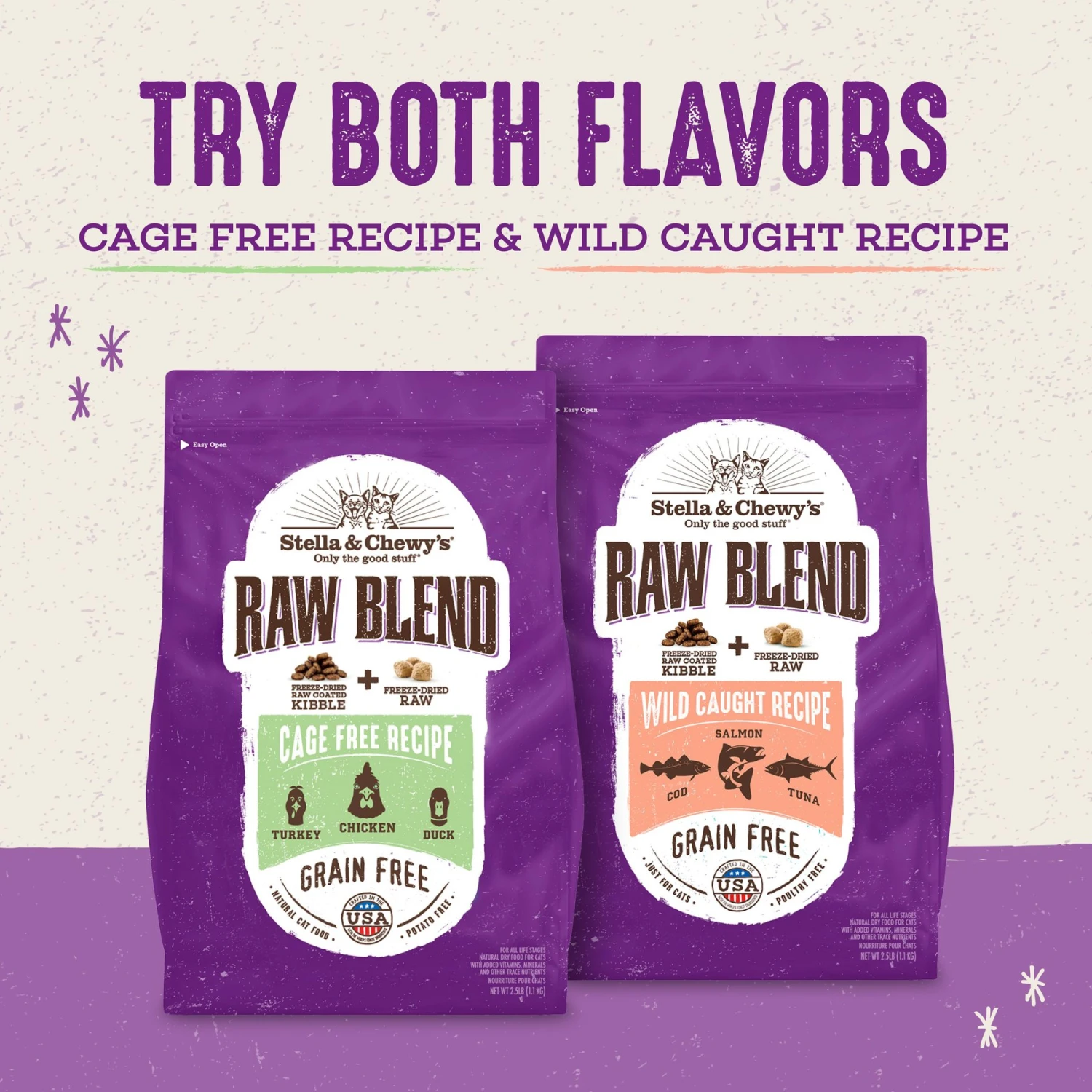 Stella & Chewy's Raw Blend Wild Caught Recipe Dry Cat Food 7 Stella & Chewy's Raw Blend Wild Caught Recipe Dry Cat Food - Image 5