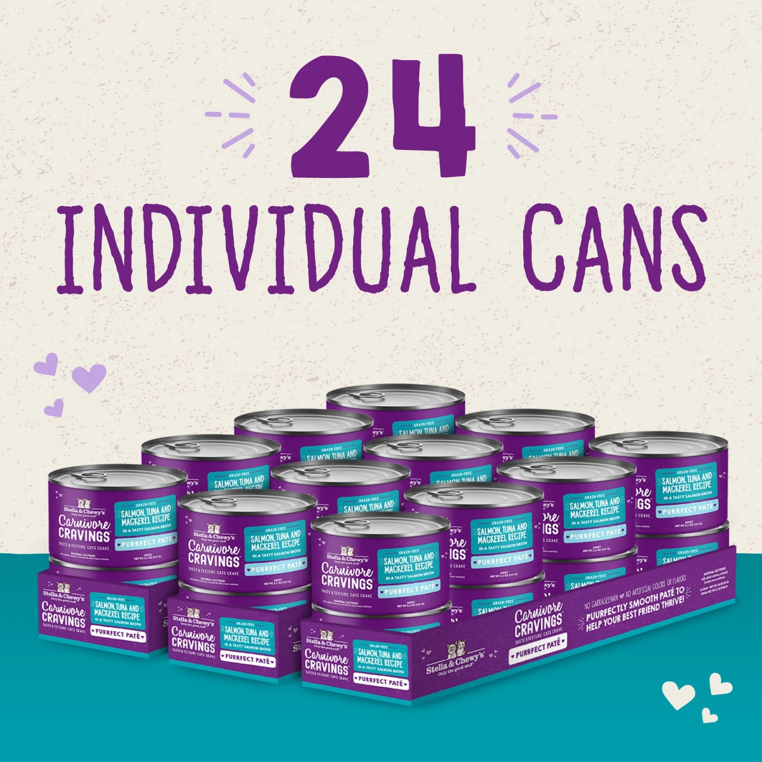 Stella & Chewy's Purrfect Pate Salmon, Tuna & Mackerel Flavored Pate Wet Cat Food 5 Stella & Chewy's Purrfect Pate Salmon, Tuna & Mackerel Flavored Pate Wet Cat Food - Image 3