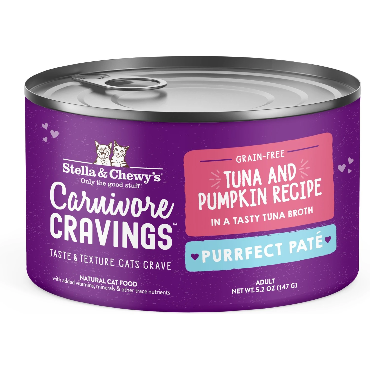 Stella & Chewy's Purrfect Pate Tuna & Pumpkin Flavored Pate Wet Cat Food 3 Stella & Chewy's Purrfect Pate Tuna & Pumpkin Flavored Pate Wet Cat Food