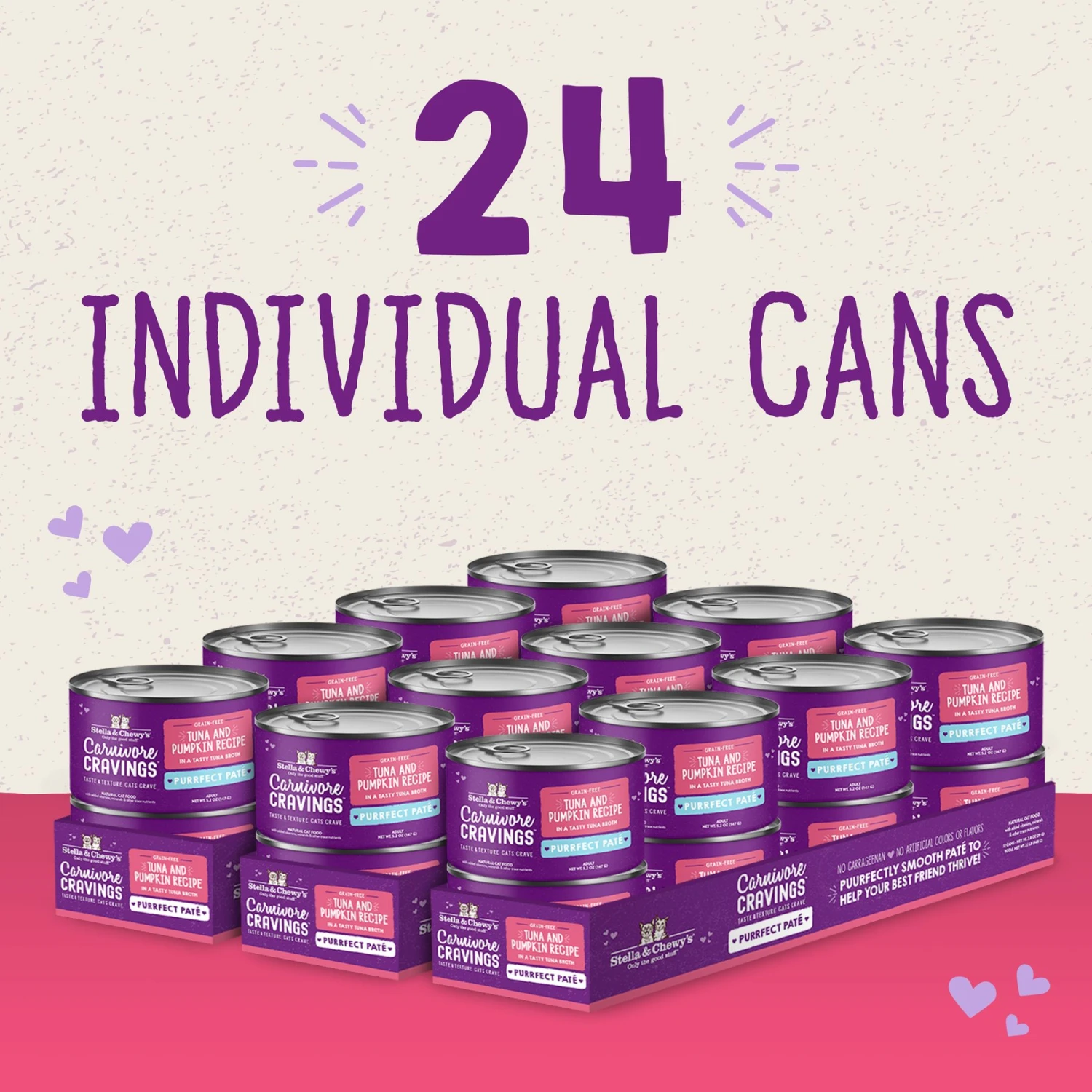 Stella & Chewy's Purrfect Pate Tuna & Pumpkin Flavored Pate Wet Cat Food 8 Stella & Chewy's Purrfect Pate Tuna & Pumpkin Flavored Pate Wet Cat Food - Image 6