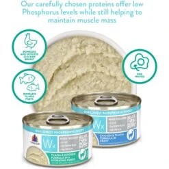 Weruva Wx Phos Focused Tilapia & Chicken Formula Grain-Free Puree Wet Cat Food, 3-oz Can, Case Of 12 -Furry Friends 578078 PT8. AC SS1800 V1684342245