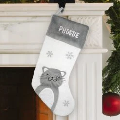 Frisco Personalized Happy Cat Holiday Cat Stocking -Furry Friends 582590 PT1. AC SS1800 V1664546012