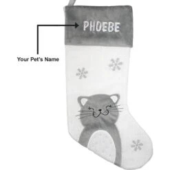 Frisco Personalized Happy Cat Holiday Cat Stocking -Furry Friends 582590 PT2. AC SS1800 V1663019815