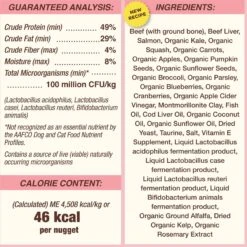 Primal Beef & Salmon Formula Nuggets Grain-Free Raw Freeze-Dried Cat Food -Furry Friends 58381 PT5. AC SS1800 V1677698028