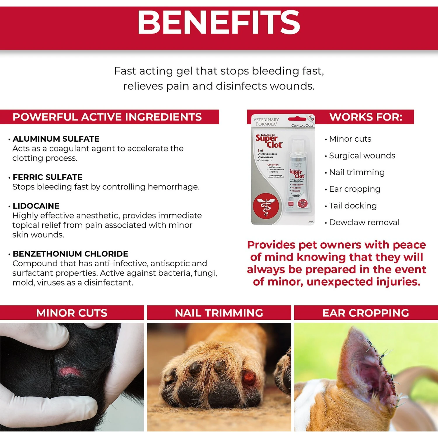 Veterinary Formula Clinical Care Super Clot Fast Acting Gel For Dogs & Cats 5 Veterinary Formula Clinical Care Super Clot Fast Acting Gel For Dogs & Cats - Image 3