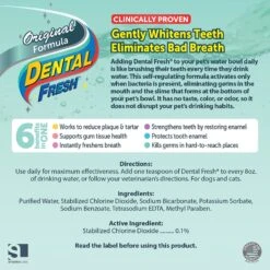 Dental Fresh Original Formula Dog & Cat Dental Water Additive -Furry Friends 58612 PT1. AC SS1800 V1646699782