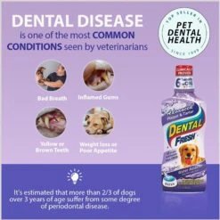 Dental Fresh Advanced Plaque & Tartar Dog & Cat Dental Water Additive -Furry Friends 58614 PT3. AC SS1800 V1678724268
