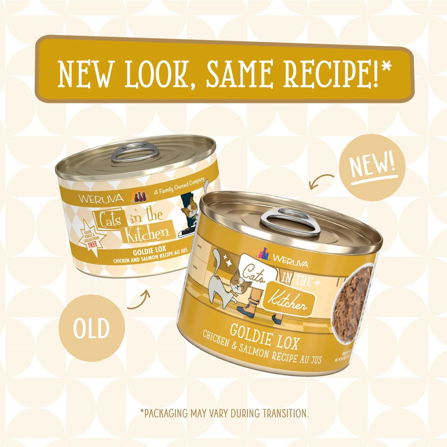 Weruva Cats In The Kitchen Goldie Lox Chicken & Salmon Au Jus Grain-Free Canned Cat Food 4 Weruva Cats In The Kitchen Goldie Lox Chicken & Salmon Au Jus Grain-Free Canned Cat Food - Image 2