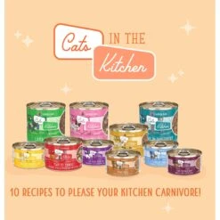 Weruva Cats In The Kitchen La Isla Bonita Mackerel & Shrimp Au Jus Grain-Free Canned Cat Food -Furry Friends 58946 PT5. AC SS1800 V1702597902