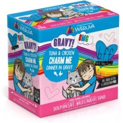 BFF Tuna & Chicken Charm Me Dinner In Gravy Wet Cat Food Pouches 12 BFF Tuna & Chicken Charm Me Dinner In Gravy Wet Cat Food Pouches -Furry Friends 59058 PT1. AC SS1800 V1644913287