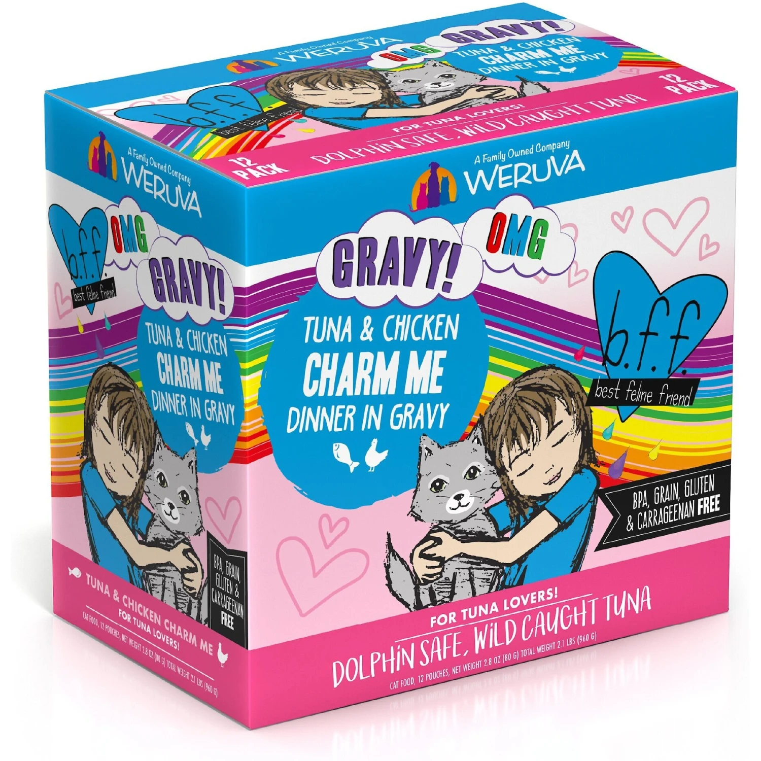 BFF Tuna & Chicken Charm Me Dinner In Gravy Wet Cat Food Pouches 4 BFF Tuna & Chicken Charm Me Dinner In Gravy Wet Cat Food Pouches - Image 2