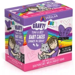 BFF Tuna & Beef Baby Cakes Dinner In Gravy Wet Cat Food Pouches -Furry Friends 59059 PT1. AC SS1800 V1644907589