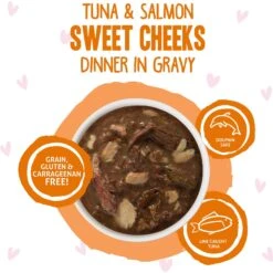 BFF Tuna & Salmon Sweet Cheeks Dinner In Gravy Wet Cat Food Pouches 13 BFF Tuna & Salmon Sweet Cheeks Dinner In Gravy Wet Cat Food Pouches -Furry Friends 59060 PT2. AC SS1800 V1644906985