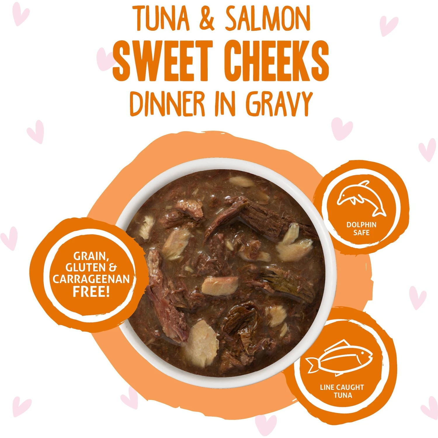 BFF Tuna & Salmon Sweet Cheeks Dinner In Gravy Wet Cat Food Pouches 5 BFF Tuna & Salmon Sweet Cheeks Dinner In Gravy Wet Cat Food Pouches - Image 3