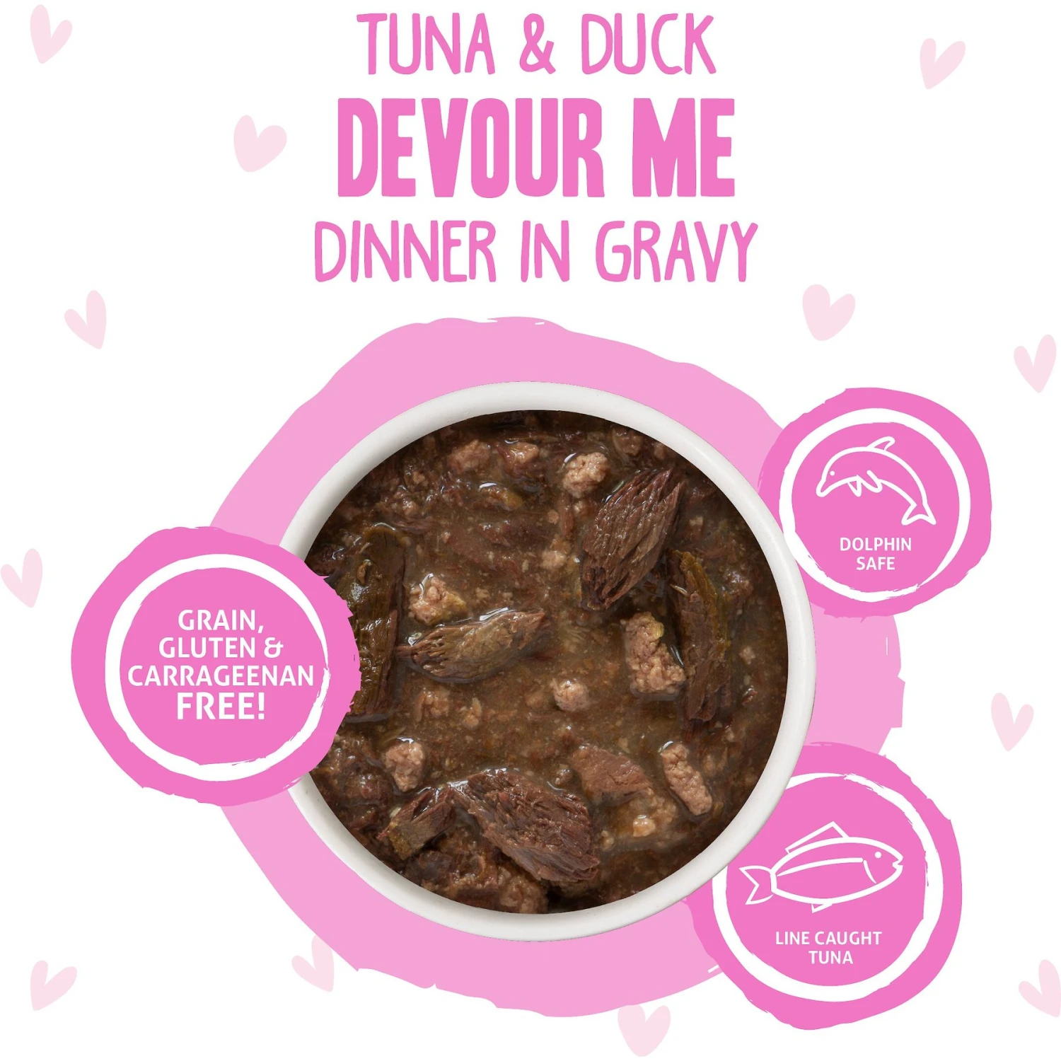 BFF Tuna & Duck Devour Me Dinner In Gravy Wet Cat Food Pouches 5 BFF Tuna & Duck Devour Me Dinner In Gravy Wet Cat Food Pouches - Image 3