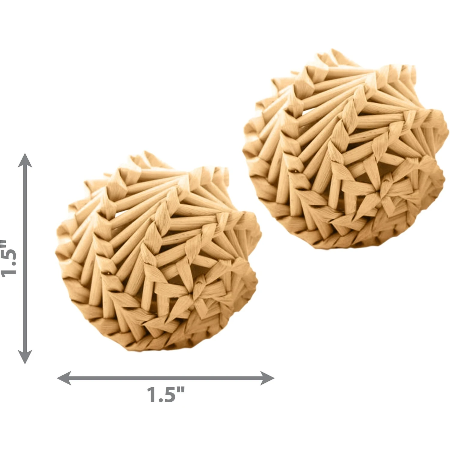 KONG Naturals Straw Balls Cat Toy 5 KONG Naturals Straw Balls Cat Toy - Image 3