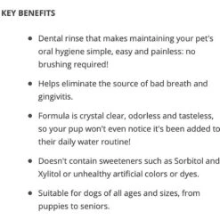 Natural Chemistry Dental Cleanse Cat Dental Water Additive -Furry Friends 59525 PT3. AC SS1800 V1617327796