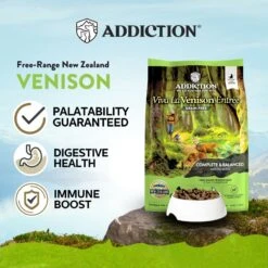 Addiction Viva La Venison Entree Complete & Balanced Immune Boost Grain-Free Dry Cat Food 12 Addiction Viva La Venison Entree Complete & Balanced Immune Boost Grain-Free Dry Cat Food -Furry Friends 60092 PT2. AC SS1800 V1696265652