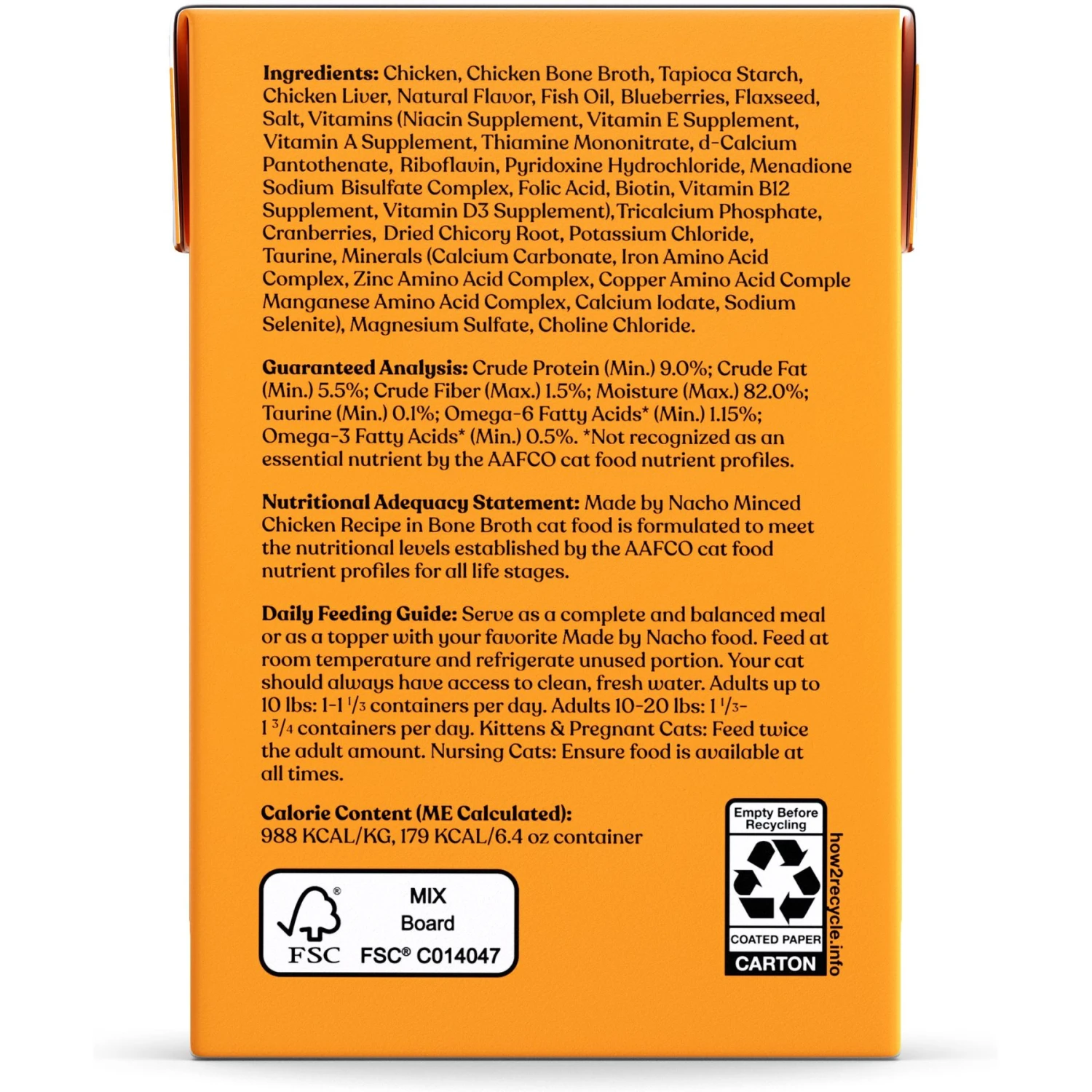 Made By Nacho Sustainably-Caught Pollock & Salmon Recipe In Bone Broth Minced Wet Cat Food & Made By Nacho Cage-Free Chicken Recipe In Bone Broth Minced Wet Cat Food 9 Made By Nacho Sustainably-Caught Pollock & Salmon Recipe In Bone Broth Minced Wet Cat Food & Made By Nacho Cage-Free Chicken Recipe In Bone Broth Minced Wet Cat Food - Image 7