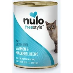 Nulo Freestyle Salmon & Mackerel Recipe Grain-Free Canned Cat & Kitten Food & Nulo Freestyle Turkey & Chicken Recipe Grain-Free Canned Cat & Kitten Food -Furry Friends 607694 PT1. AC SS1800 V1660841231