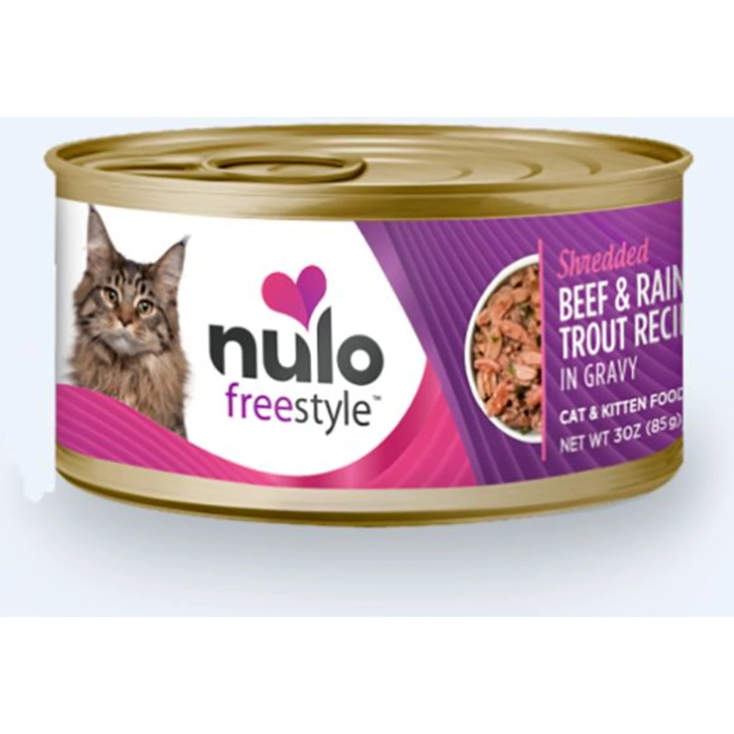 Nulo Freestyle Shredded Beef & Rainbow Trout In Gravy Grain-Free Canned Cat & Kitten Food & Nulo Freestyle Shredded Turkey & Halibut In Gravy Grain-Free Canned Cat Food 4 Nulo Freestyle Shredded Beef & Rainbow Trout In Gravy Grain-Free Canned Cat & Kitten Food & Nulo Freestyle Shredded Turkey & Halibut In Gravy Grain-Free Canned Cat Food - Image 2