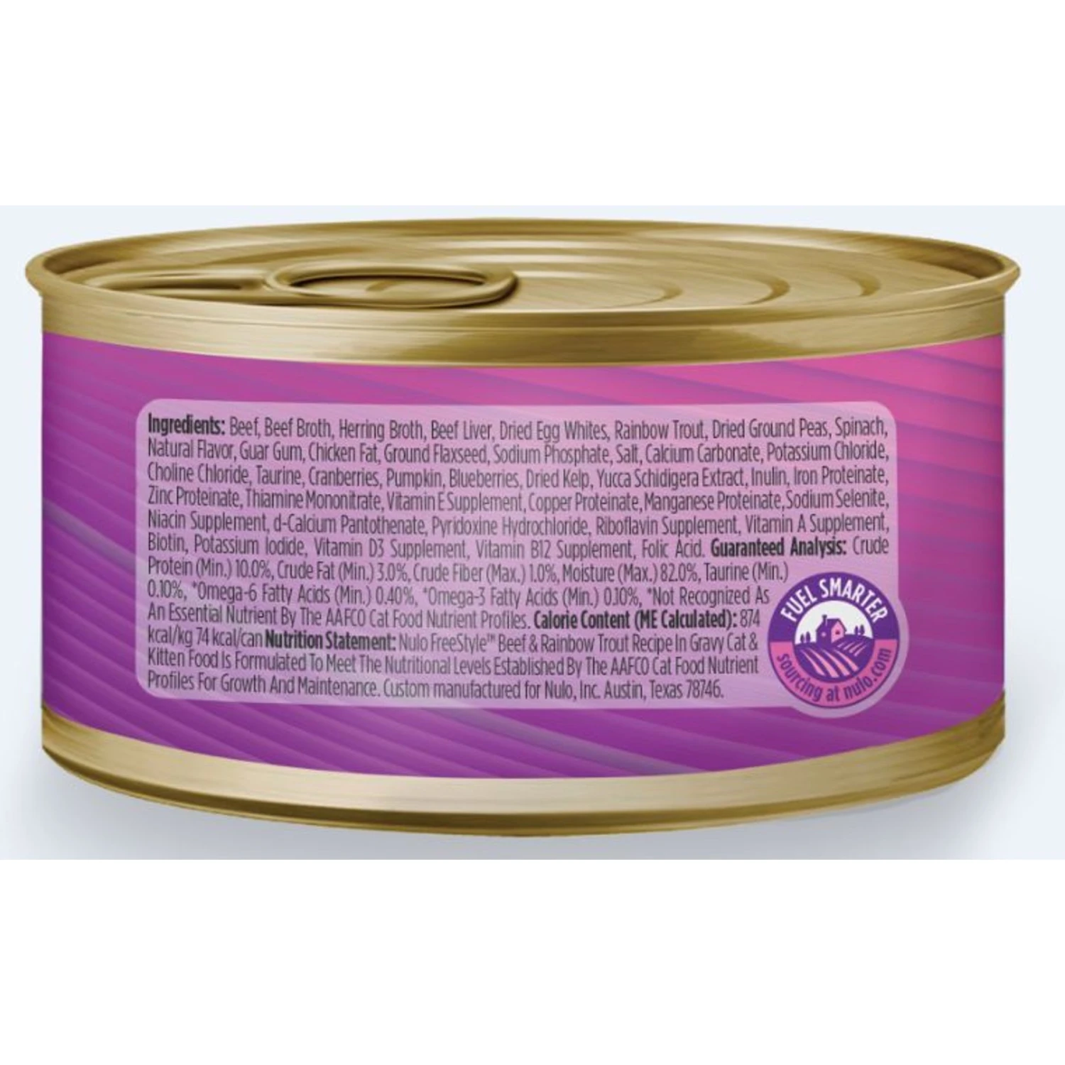 Nulo Freestyle Minced Salmon & Turkey In Gravy Grain-Free Canned Cat & Kitten Food & Nulo Freestyle Shredded Beef & Rainbow Trout In Gravy Grain-Free Canned Cat & Kitten Food 7 Nulo Freestyle Minced Salmon & Turkey In Gravy Grain-Free Canned Cat & Kitten Food & Nulo Freestyle Shredded Beef & Rainbow Trout In Gravy Grain-Free Canned Cat & Kitten Food - Image 5