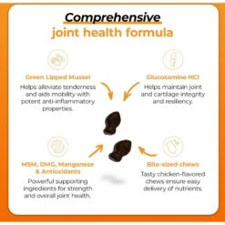 VetriScience GlycoFlex 3 Chicken Liver Flavored Soft Chews Joint Supplement For Cats -Furry Friends 60806 PT2. AC SS1800 V1649862407