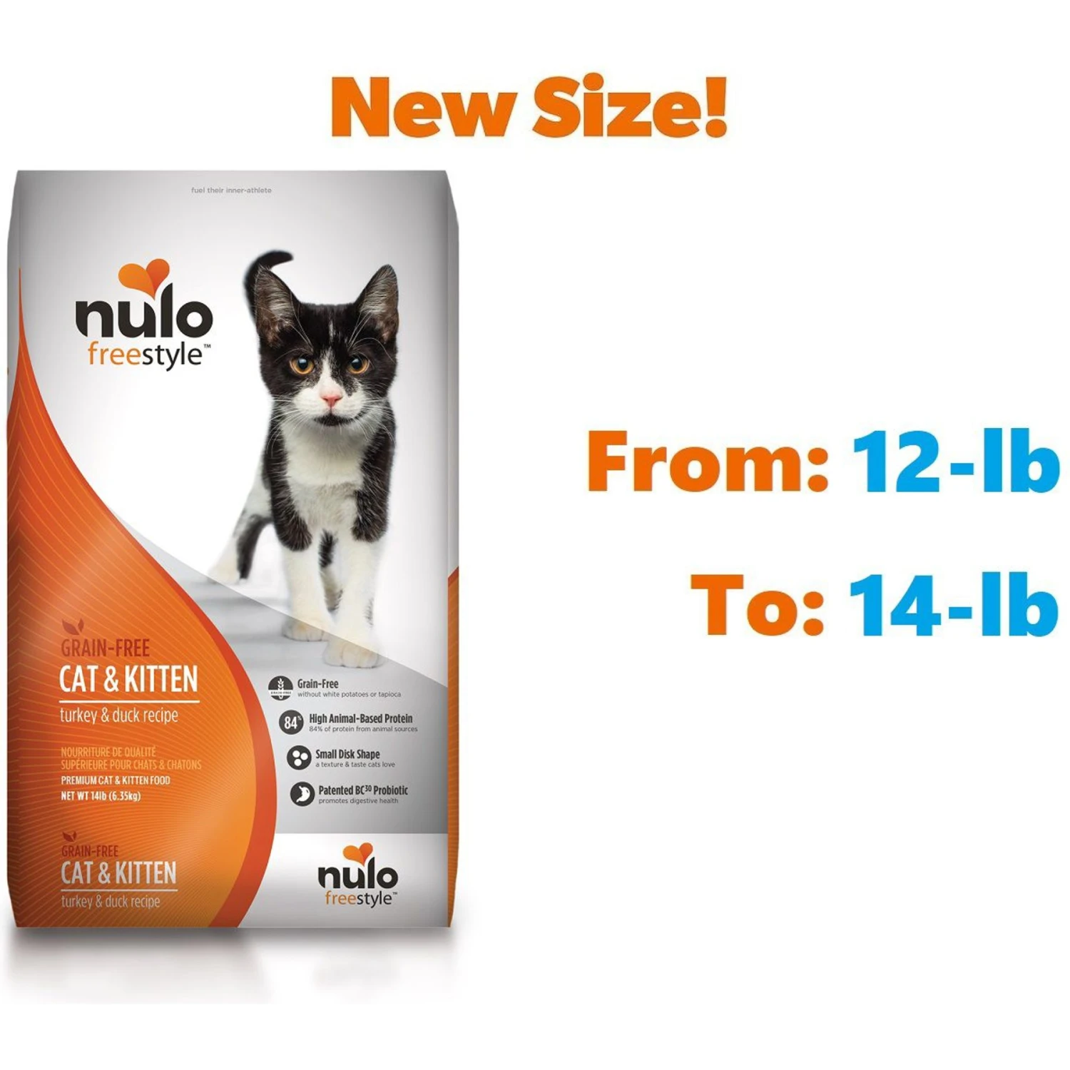 Nulo Freestyle Turkey & Duck Recipe Grain-Free Dry Cat & Kitten Food & Nulo Freestyle Turkey & Chicken Recipe Grain-Free Canned Cat & Kitten Food 6 Nulo Freestyle Turkey & Duck Recipe Grain-Free Dry Cat & Kitten Food & Nulo Freestyle Turkey & Chicken Recipe Grain-Free Canned Cat & Kitten Food - Image 4