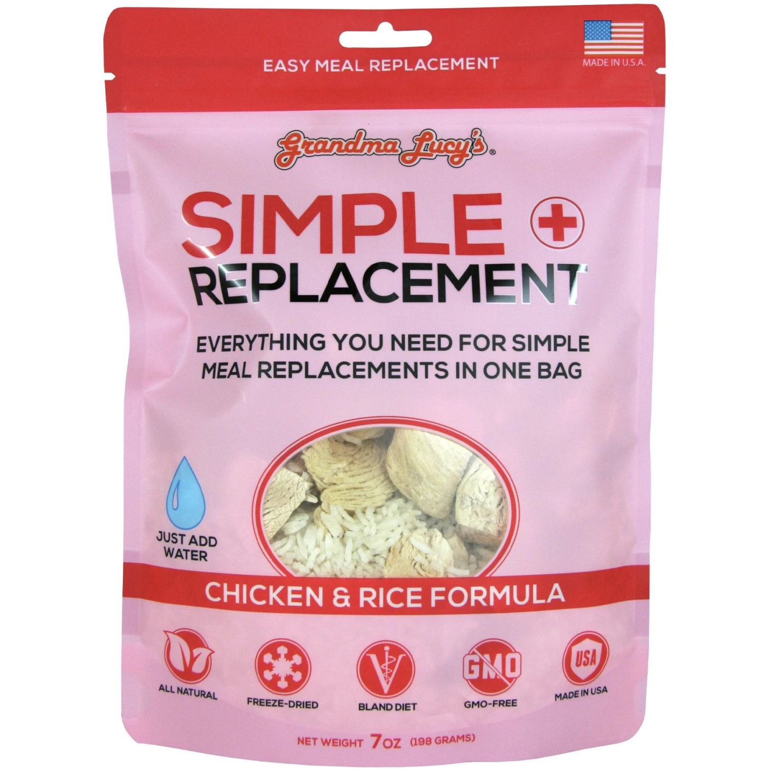 Grandma Lucy's Simple Replacement Anti-Diarrhea Freeze-Dried Dog & Cat Meal Replacement 3 Grandma Lucy's Simple Replacement Anti-Diarrhea Freeze-Dried Dog & Cat Meal Replacement