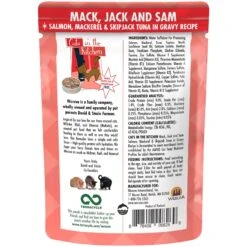 Weruva Cats In The Kitchen Mack, Jack & Sam Salmon, Mackerel & Tuna Recipe Grain-Free Cat Food Pouches & Weruva Cats In The Kitchen Pumpkin Jack Splash Tuna In Pumpkin Soup Grain-Free Cat Food Pouches -Furry Friends 611414 PT3. AC SS1800 V1661530200