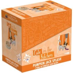 Weruva Cats In The Kitchen Mack, Jack & Sam Salmon, Mackerel & Tuna Recipe Grain-Free Cat Food Pouches & Weruva Cats In The Kitchen Pumpkin Jack Splash Tuna In Pumpkin Soup Grain-Free Cat Food Pouches -Furry Friends 611414 PT8. AC SS1800 V1661530200