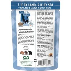 Weruva Cats In The Kitchen Pumpkin Jack Splash Tuna In Pumpkin Soup Grain-Free Cat Food Pouches & Weruva Cats In The Kitchen 1 If By Land, 2 If By Sea Tuna, Beef & Salmon Recipe Grain-Free Cat Food Pouches -Furry Friends 611478 PT7. AC SS1800 V1661528022