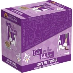 Weruva Cats In The Kitchen Mack, Jack & Sam Salmon, Mackerel & Tuna Recipe Grain-Free Cat Food Pouches & Weruva Cats In The Kitchen Love Me Tender Chicken & Duck Recipe Grain-Free Cat Food Pouches -Furry Friends 611486 PT8. AC SS1800 V1661528814