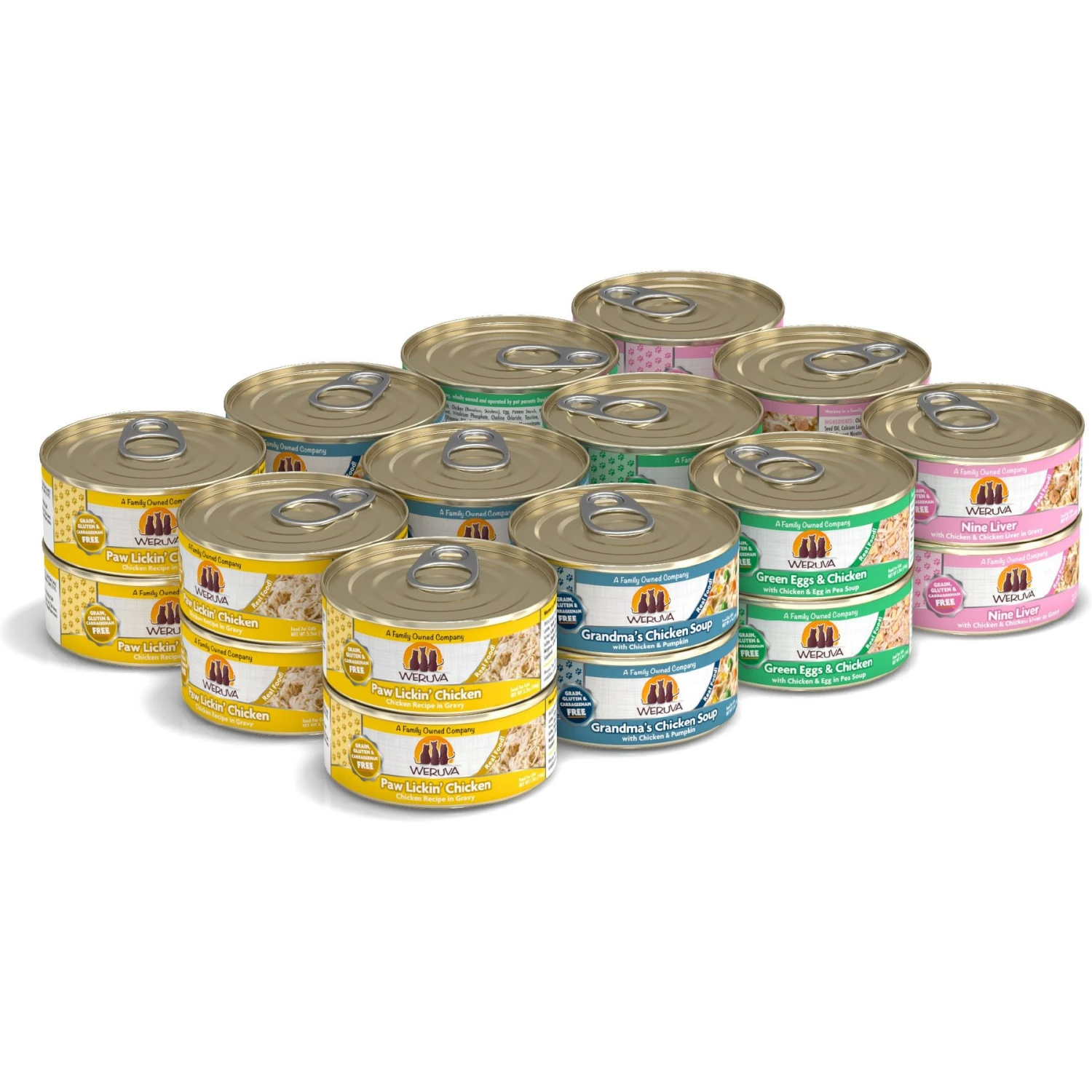 Weruva Paw Lickin' Pals Variety Pack Grain-Free Canned Cat Food & Weruva Frisky Fishin' Friends Variety Pack Grain-Free Canned Cat Food 4 Weruva Paw Lickin' Pals Variety Pack Grain-Free Canned Cat Food & Weruva Frisky Fishin' Friends Variety Pack Grain-Free Canned Cat Food - Image 2