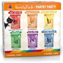 Weruva Cats In The Kitchen Pantry Party Variety Pack Grain-Free Cat Food, 3-oz Pouch, Case Of 12 & BFF Rainbow A Gogo Variety Pack Wet Cat Food Pouches, 3-oz, Case Of 12 -Furry Friends 611606 PT2. AC SS1800 V1661528024
