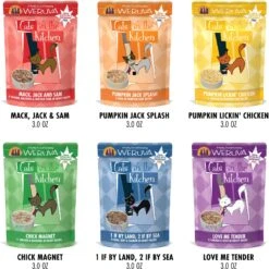 Weruva Cats In The Kitchen Pantry Party Variety Pack Grain-Free Cat Food, 3-oz Pouch, Case Of 12 & BFF Rainbow A Gogo Variety Pack Wet Cat Food Pouches, 3-oz, Case Of 12 -Furry Friends 611606 PT3. AC SS1800 V1661530581