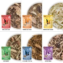 Weruva Cats In The Kitchen Pantry Party Variety Pack Grain-Free Cat Food, 3-oz Pouch, Case Of 12 & BFF Rainbow A Gogo Variety Pack Wet Cat Food Pouches, 3-oz, Case Of 12 -Furry Friends 611606 PT4. AC SS1800 V1661528398