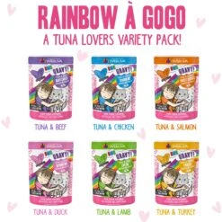 Weruva Cats In The Kitchen Cuties Variety Pack Grain-Free Canned Cat Food & BFF Rainbow A Gogo Variety Pack Wet Cat Food Pouches, 3-oz, Case Of 12 13 Weruva Cats In The Kitchen Cuties Variety Pack Grain-Free Canned Cat Food & BFF Rainbow A Gogo Variety Pack Wet Cat Food Pouches, 3-oz, Case Of 12 -Furry Friends 611630 PT6. AC SS1800 V1661528338