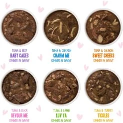 Weruva Cats In The Kitchen Cuties Variety Pack Grain-Free Canned Cat Food & BFF Rainbow A Gogo Variety Pack Wet Cat Food Pouches, 3-oz, Case Of 12 15 Weruva Cats In The Kitchen Cuties Variety Pack Grain-Free Canned Cat Food & BFF Rainbow A Gogo Variety Pack Wet Cat Food Pouches, 3-oz, Case Of 12 -Furry Friends 611630 PT8. AC SS1800 V1661530102