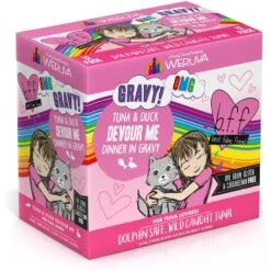 BFF Tuna & Salmon Sweet Cheeks Dinner In Gravy Wet Cat Food Pouches & BFF Tuna & Duck Devour Me Dinner In Gravy Wet Cat Food Pouches -Furry Friends 611662 PT5. AC SS1800 V1661548432