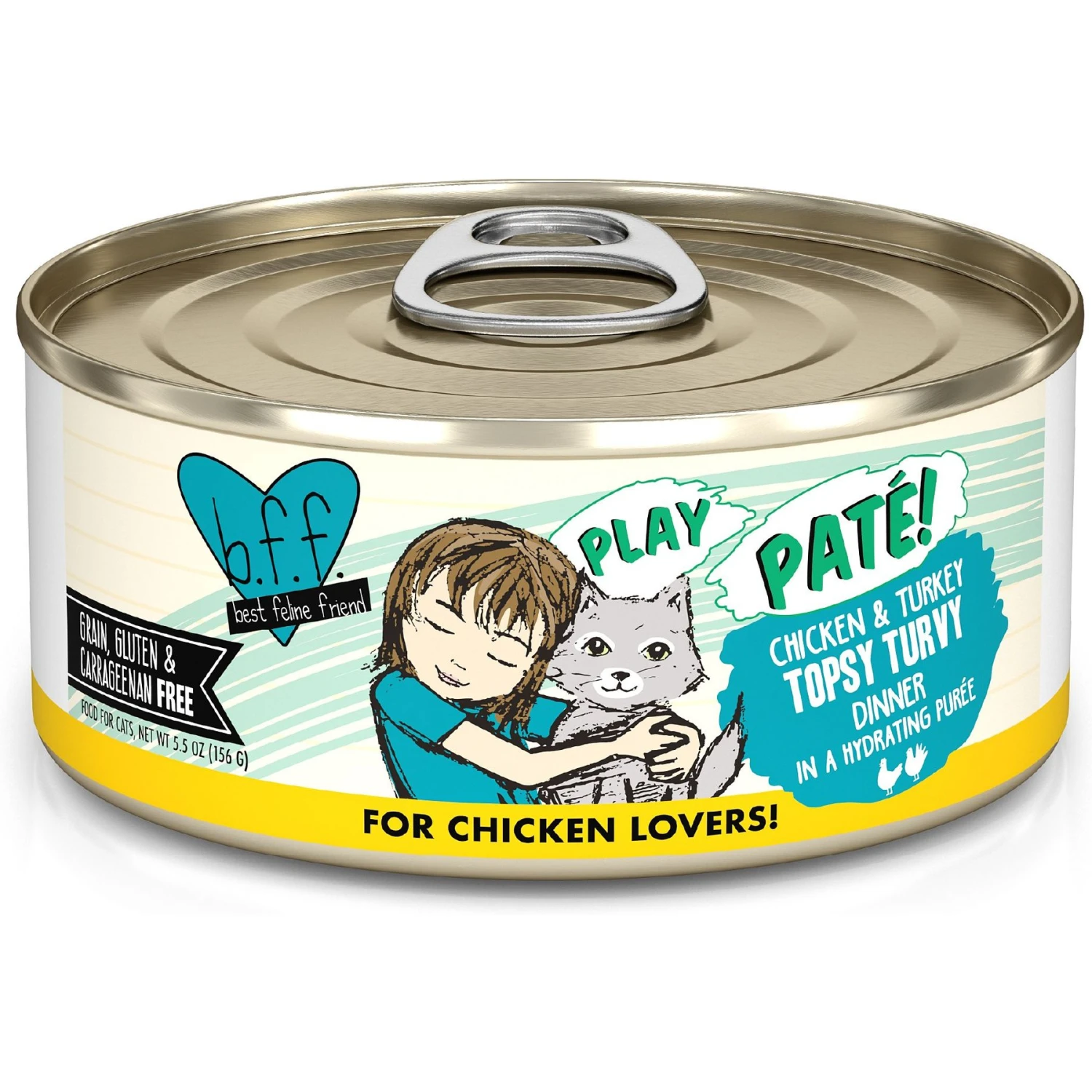 BFF Play Pate Lovers Chicken Checkmate Wet Cat Food & BFF Play Pate Lovers Chicken & Turkey Topsy Turvy Wet Cat Food 9 BFF Play Pate Lovers Chicken Checkmate Wet Cat Food & BFF Play Pate Lovers Chicken & Turkey Topsy Turvy Wet Cat Food - Image 7