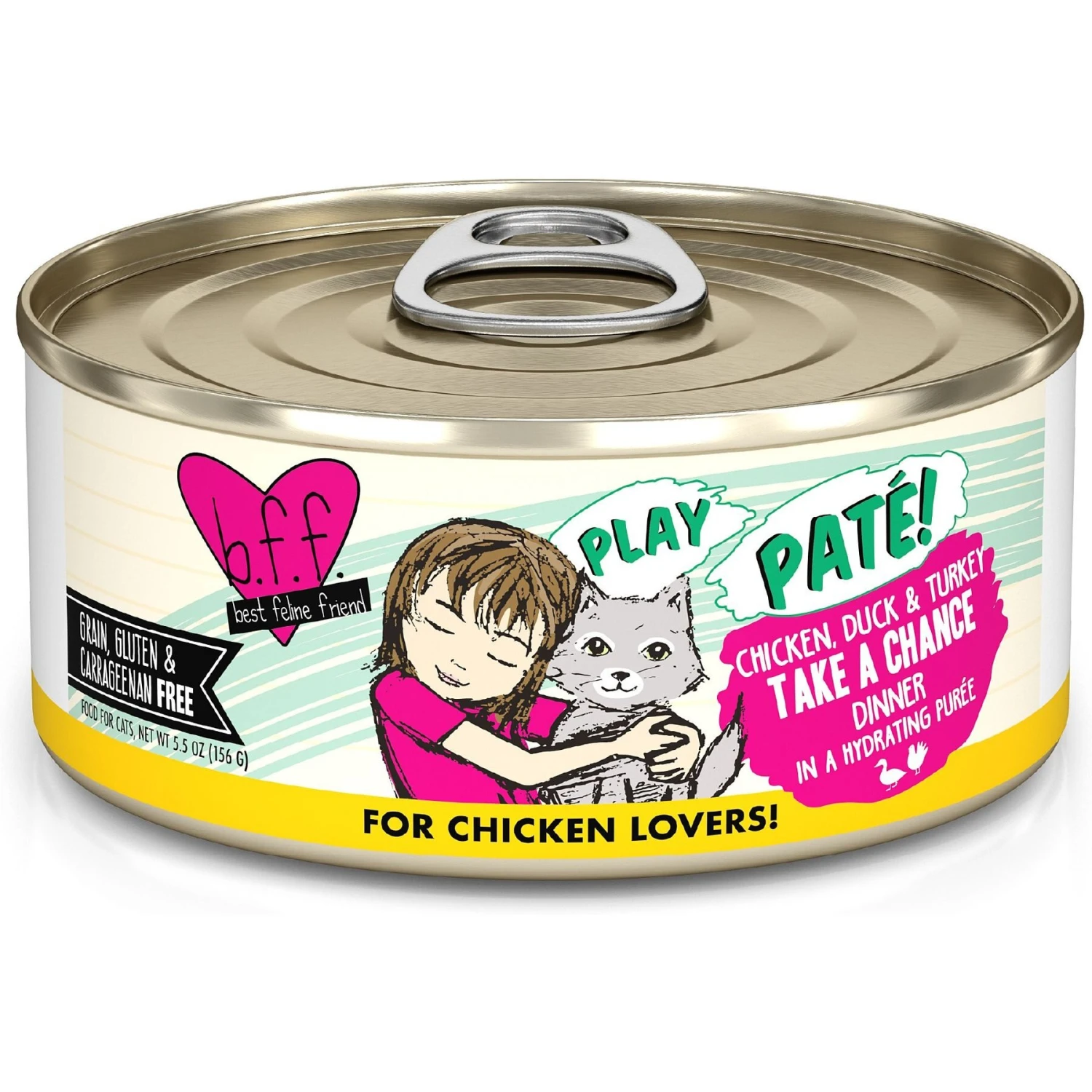 BFF Play Pate Lovers Chicken, Duck & Turkey Take A Chance Wet Cat Food & BFF Play Pate Lovers Chicken & Turkey Topsy Turvy Wet Cat Food 5 BFF Play Pate Lovers Chicken, Duck & Turkey Take A Chance Wet Cat Food & BFF Play Pate Lovers Chicken & Turkey Topsy Turvy Wet Cat Food - Image 3