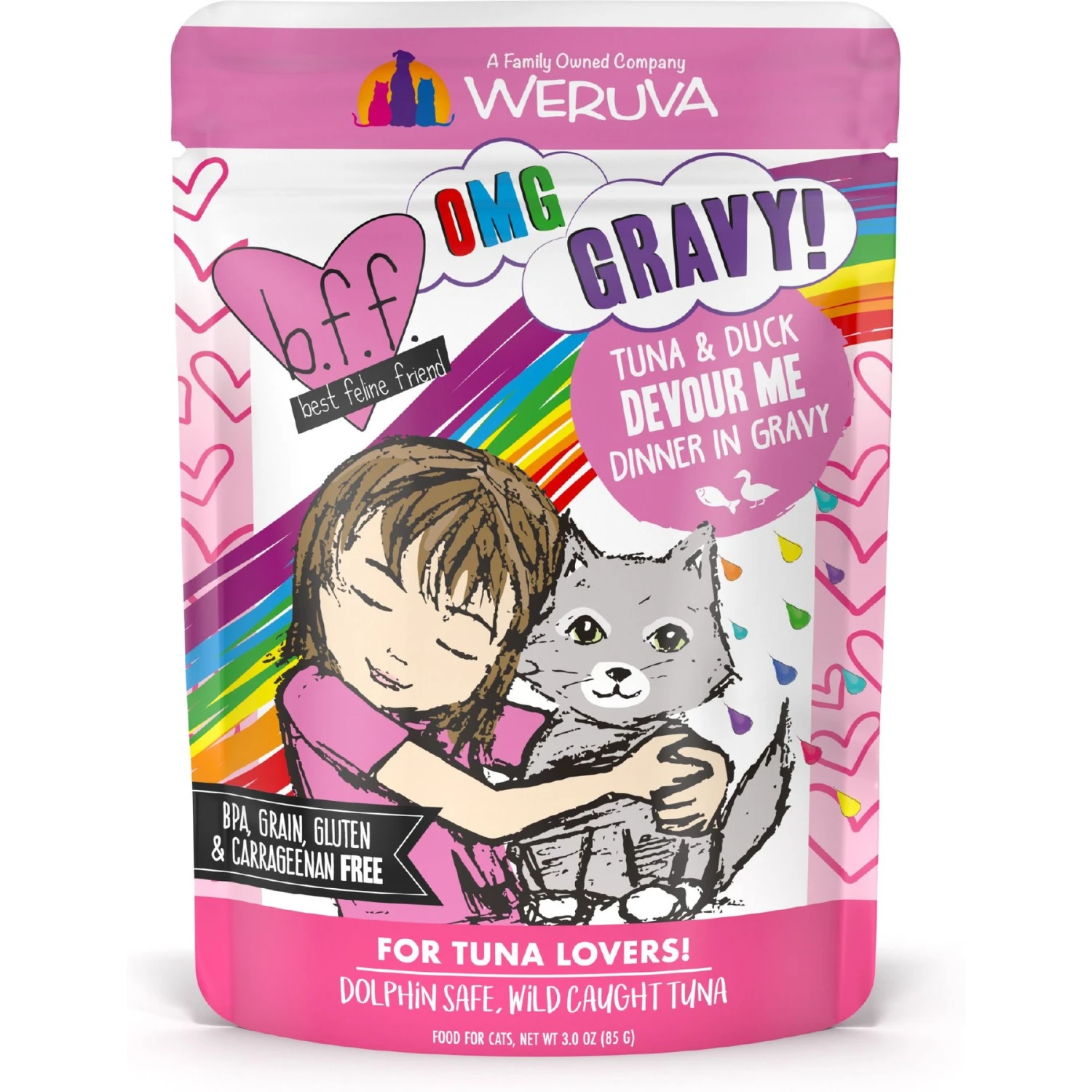BFF Tuna & Chicken Charm Me Dinner In Gravy Wet Cat Food Pouches & BFF Tuna & Duck Devour Me Dinner In Gravy Wet Cat Food Pouches 9 BFF Tuna & Chicken Charm Me Dinner In Gravy Wet Cat Food Pouches & BFF Tuna & Duck Devour Me Dinner In Gravy Wet Cat Food Pouches - Image 7
