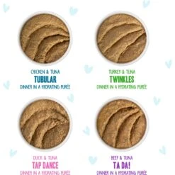 Weruva Best Feline Friend Paté Lovers, Aw Yeah! Paté Jamboree! Variety Pack Grain-Free Wet Cat Food, 2.8-oz Pouch, Case Of 12 & BFF Play Pate Lovers Pate Partay Variety Pack Wet Cat Food, 3-oz Pouch, Pack Of 12 -Furry Friends 611846 PT4. AC SS1800 V1661548311