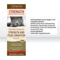 Wapiti Labs Strength Formula For Peak Condition Cat Supplement -Furry Friends 61256 PT3. AC SS1800 V1582745887