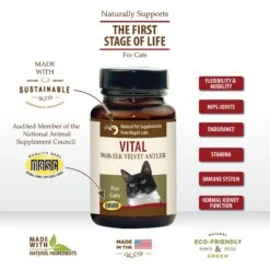Wapiti Labs Vital Formula Cat Supplement -Furry Friends 61265 PT3. AC SS1800 V1582747266